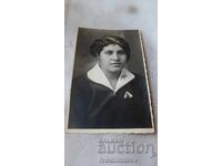 Photo Young girl with a beret from Samokov Girls' High School