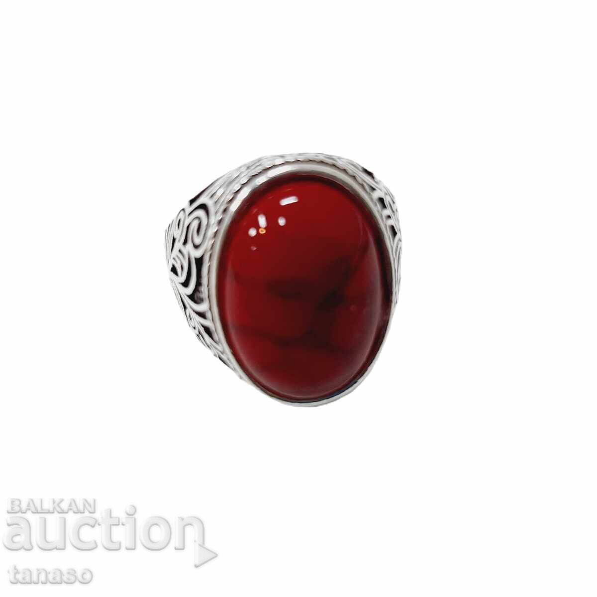 Red coral ring Red coral ring