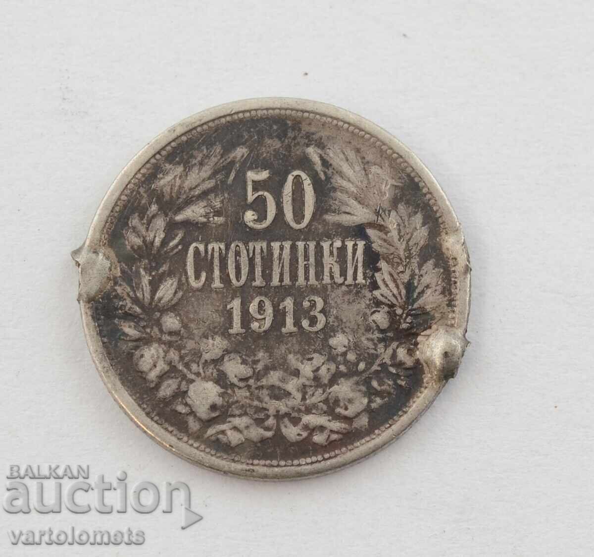 50 стотинки 1913 - България › Цар Фердинанд I Български