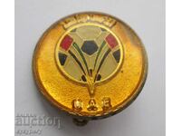 Old football sign Arab football badge UAE