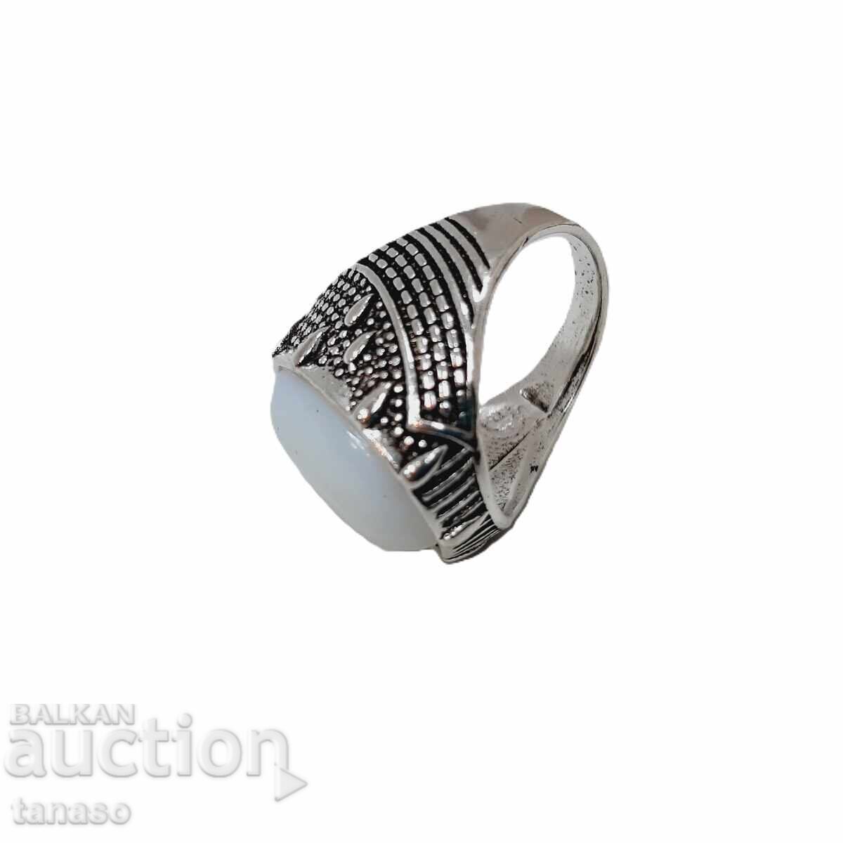 Delivery of Ring with milky opal Delivery of Ring with milky opal