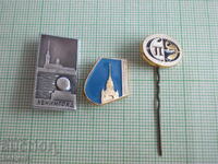 badges - cities Russia - Leningrad / St. Petersburg 3 pcs