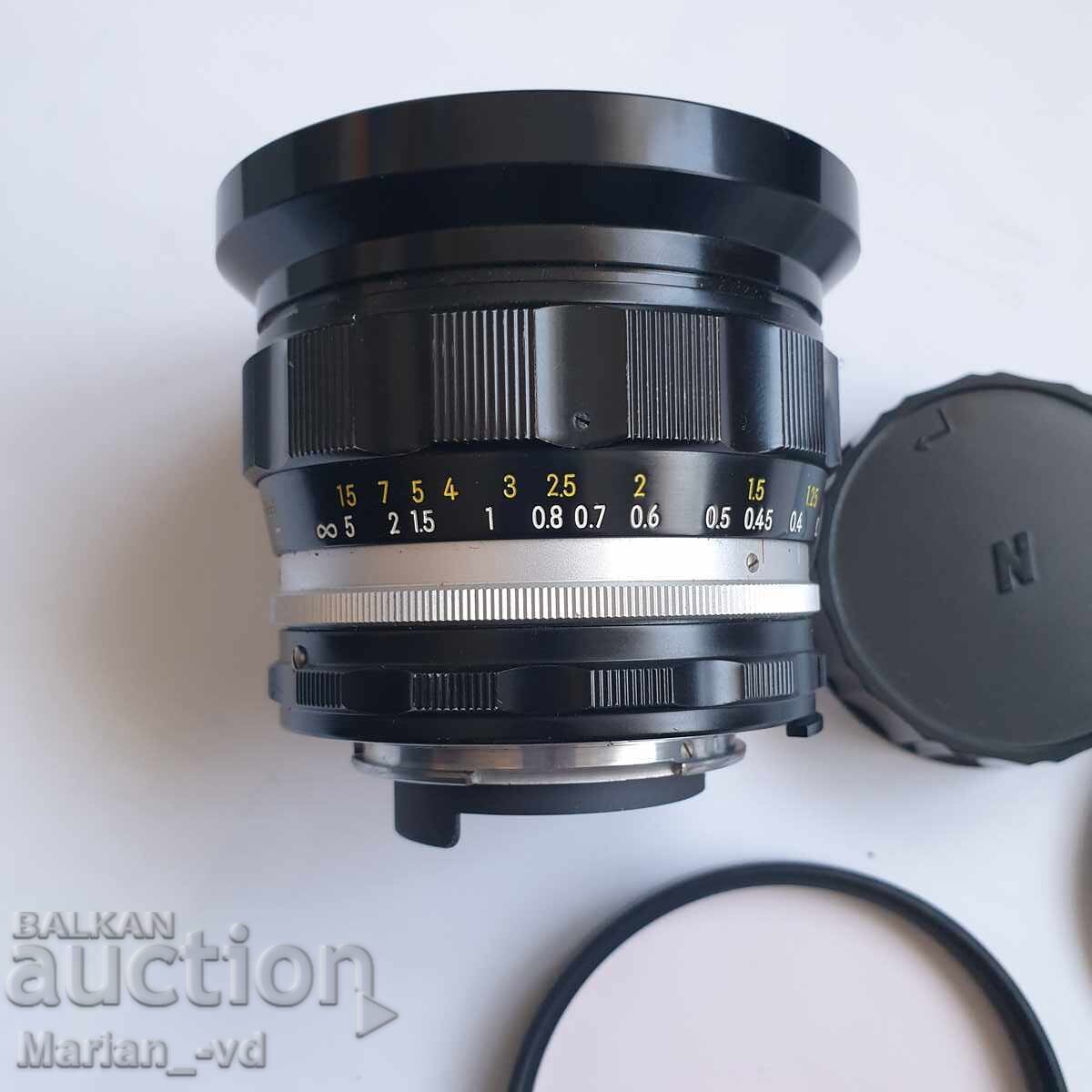 Nikon Nikkor-Ud Auto 1:3.5 F=20 mm lens - 7 Nikon Nikkor-Ud Auto 1:3.5 F=20 mm lens - 7