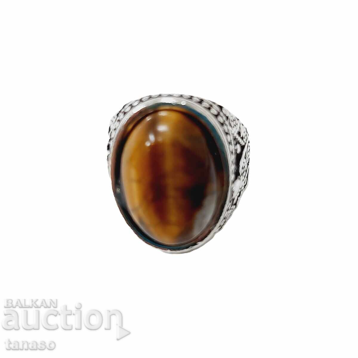 Δαχτυλίδι με τα μάτια της τίγρης με τιμή 20.00 BGN | € 10.23