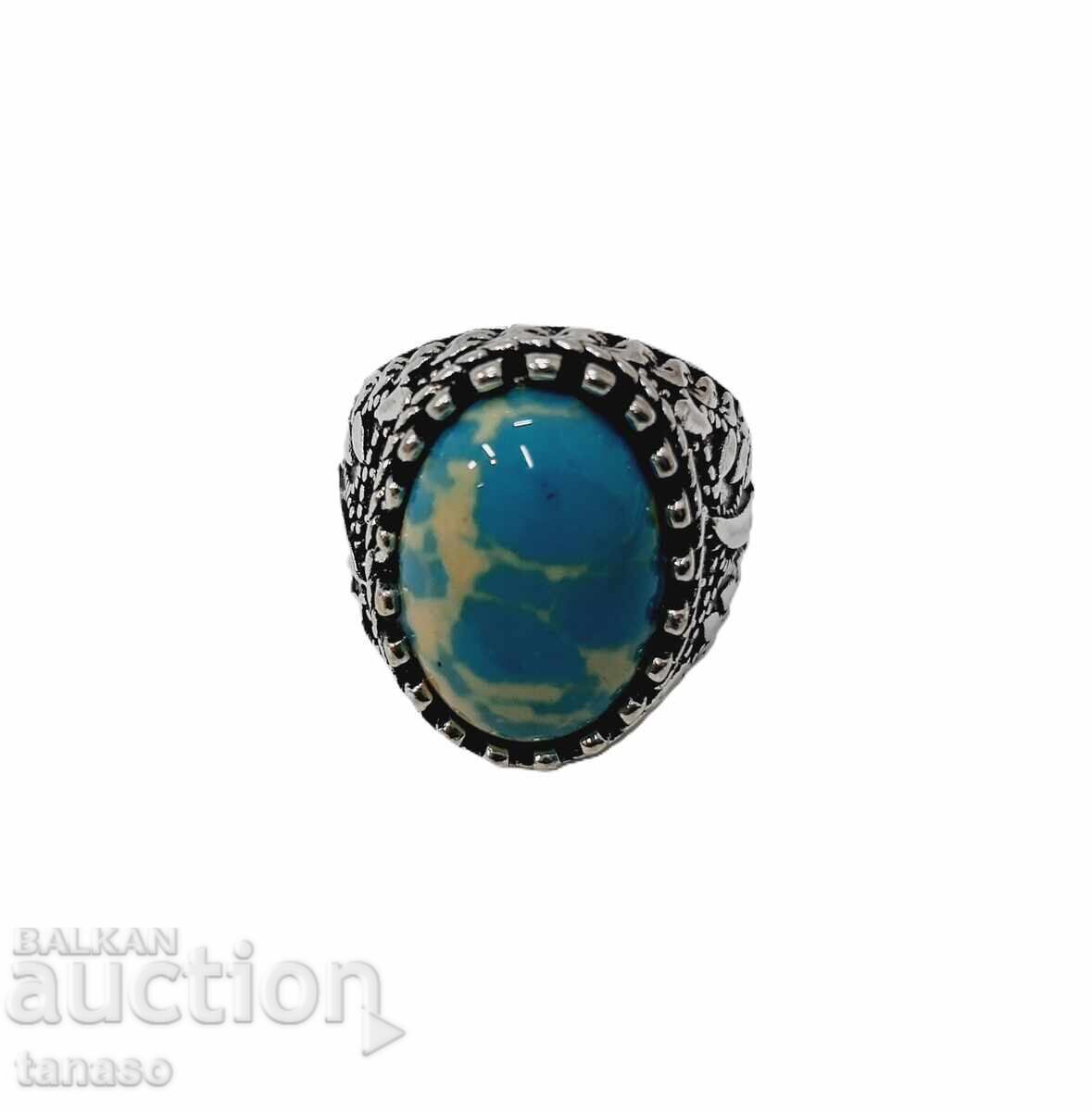 Ring with turquoise with price 25.00 BGN | € 12.78 Ring with turquoise with price 25.00 BGN | € 12.78