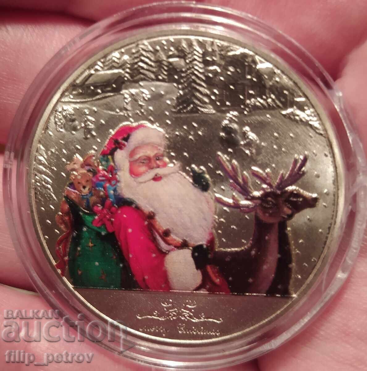 Christmas - New Year's plaque in a protective capsule - 5 Christmas - New Year's plaque in a protective capsule - 5