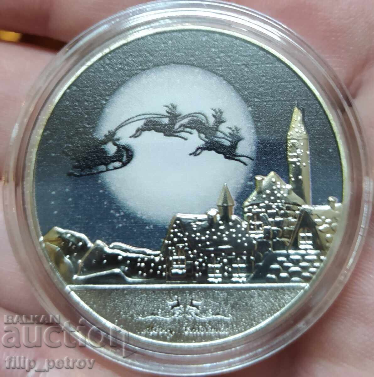 Auction Christmas - New Year plaque in a protective capsule. Auction Christmas - New Year plaque in a protective capsule.