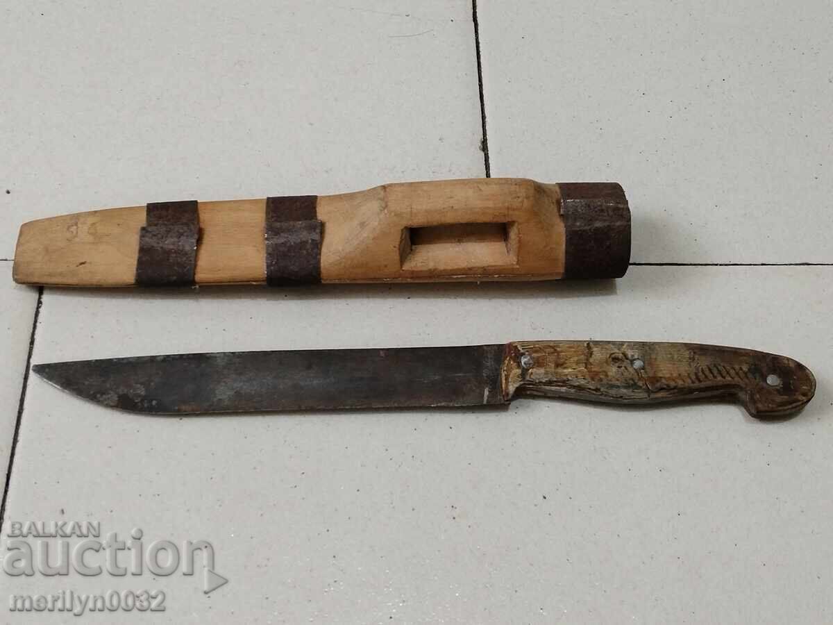 Delivery of Shepherd's knife with scabbard Karakulak Chiren horn Chekia Delivery of Shepherd's knife with scabbard Karakulak Chiren horn Chekia