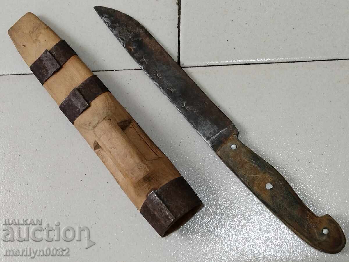 Shepherd's knife with scabbard Karakulak Chiren horn Chekia - 6 Shepherd's knife with scabbard Karakulak Chiren horn Chekia - 6