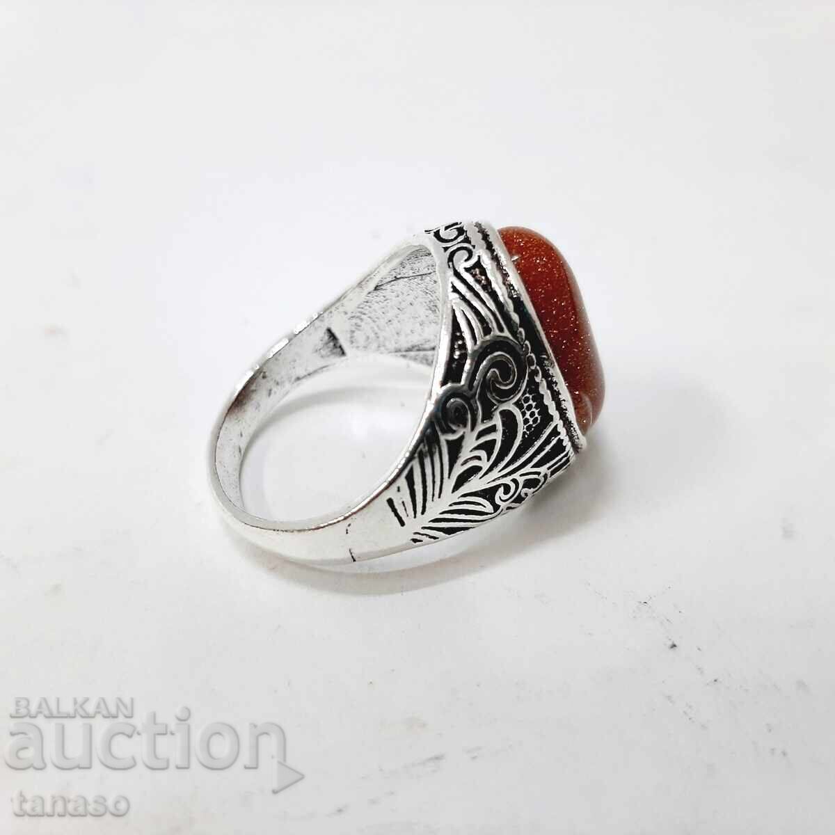 Delivery of Red jasper ring