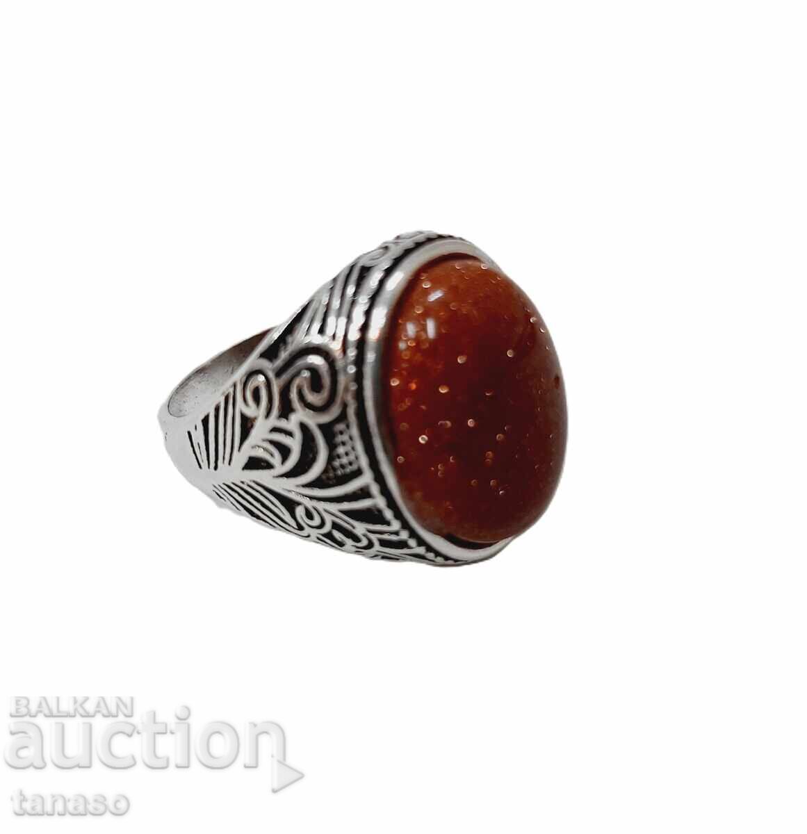 Red jasper ring - 5