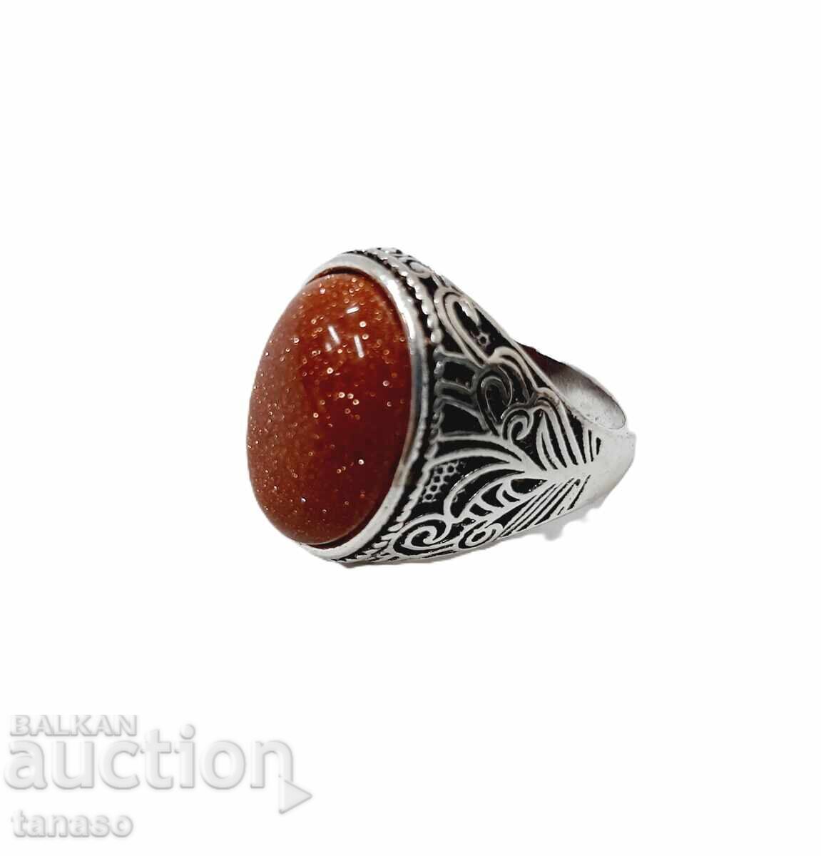 Red jasper ring