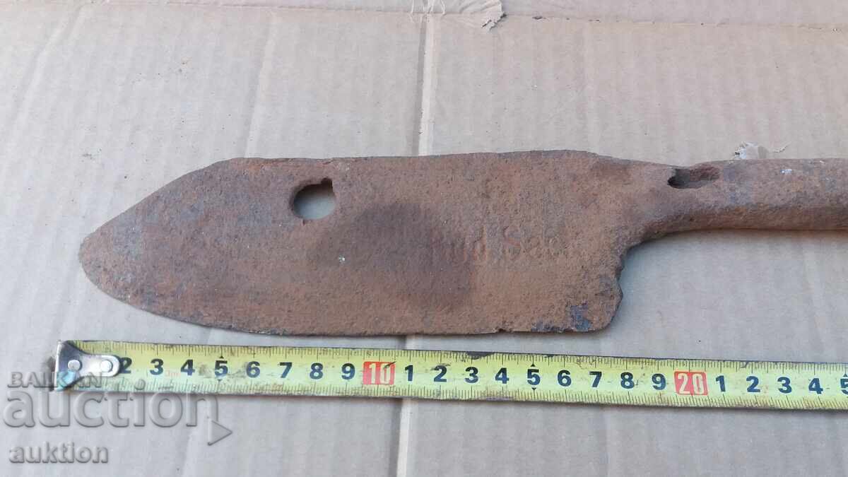 Delivery of MASSIVE FORGED RENAISSANCE SATCHER WITH MARKING Delivery of MASSIVE FORGED RENAISSANCE SATCHER WITH MARKING