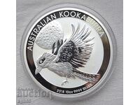 2018 Kookaburra 10 ασημένιες ουγγιές Αυστραλία. L-1