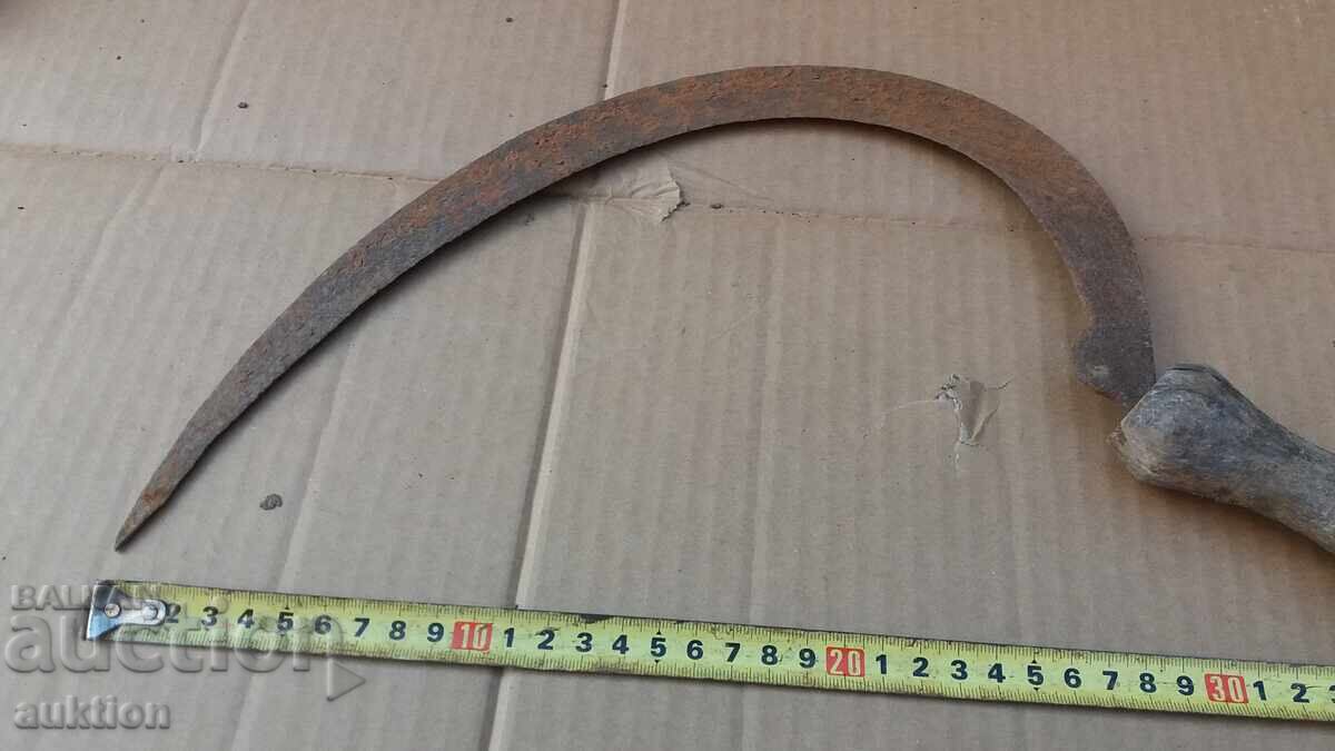 FORGED RENAISSANCE SICKLE - 5 FORGED RENAISSANCE SICKLE - 5