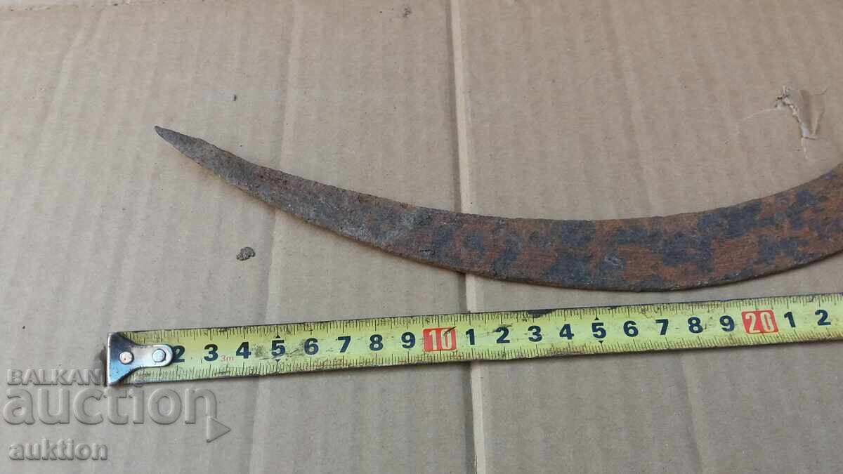 FORGED RENAISSANCE SICKLE - 6 FORGED RENAISSANCE SICKLE - 6