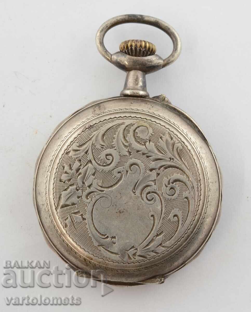 Αντίκα Ασημένιο Ρολόι Τσέπης - Δεν λειτουργεί με τιμή 46.00 BGN | € 23.52 Αντίκα Ασημένιο Ρολόι Τσέπης - Δεν λειτουργεί με τιμή 46.00 BGN | € 23.52