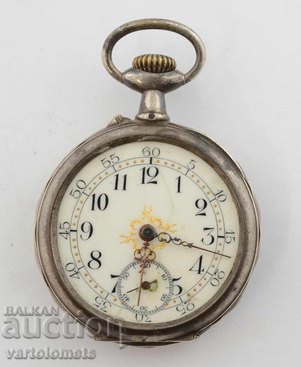 Αντίκα Ασημένιο Ρολόι Τσέπης - Δεν λειτουργεί Αντίκα Ασημένιο Ρολόι Τσέπης - Δεν λειτουργεί