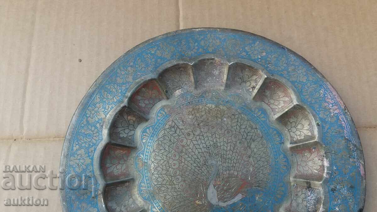 ΠΙΑΤΑ ΤΟΙΧΟΥ ΜΑΣΙΦ ΜΠΡΟΝΖΕ PEACOCK - ORIENTAL - 5 ΠΙΑΤΑ ΤΟΙΧΟΥ ΜΑΣΙΦ ΜΠΡΟΝΖΕ PEACOCK - ORIENTAL - 5