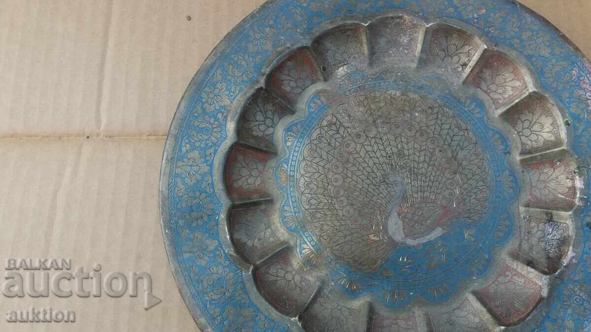 ΠΙΑΤΑ ΤΟΙΧΟΥ ΜΑΣΙΦ ΜΠΡΟΝΖΕ PEACOCK - ORIENTAL - 6 ΠΙΑΤΑ ΤΟΙΧΟΥ ΜΑΣΙΦ ΜΠΡΟΝΖΕ PEACOCK - ORIENTAL - 6