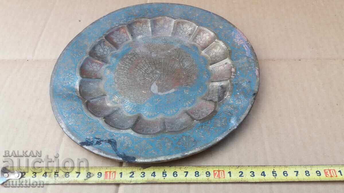 ΠΙΑΤΑ ΤΟΙΧΟΥ ΜΑΣΙΦ ΜΠΡΟΝΖΕ PEACOCK - ORIENTAL - 7 ΠΙΑΤΑ ΤΟΙΧΟΥ ΜΑΣΙΦ ΜΠΡΟΝΖΕ PEACOCK - ORIENTAL - 7