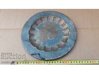 SOLID BRONZE WALL PLATE PEACOCK - ORIENTAL