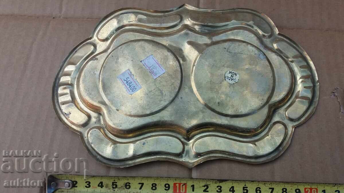 ΠΑΛΙΑ ΧΑΛΚΙΝΗ ΠΛΑΚΑΤΑ ΜΕ ΜΑΡΓΑΡΙΤΑΡΙ - 7 ΠΑΛΙΑ ΧΑΛΚΙΝΗ ΠΛΑΚΑΤΑ ΜΕ ΜΑΡΓΑΡΙΤΑΡΙ - 7