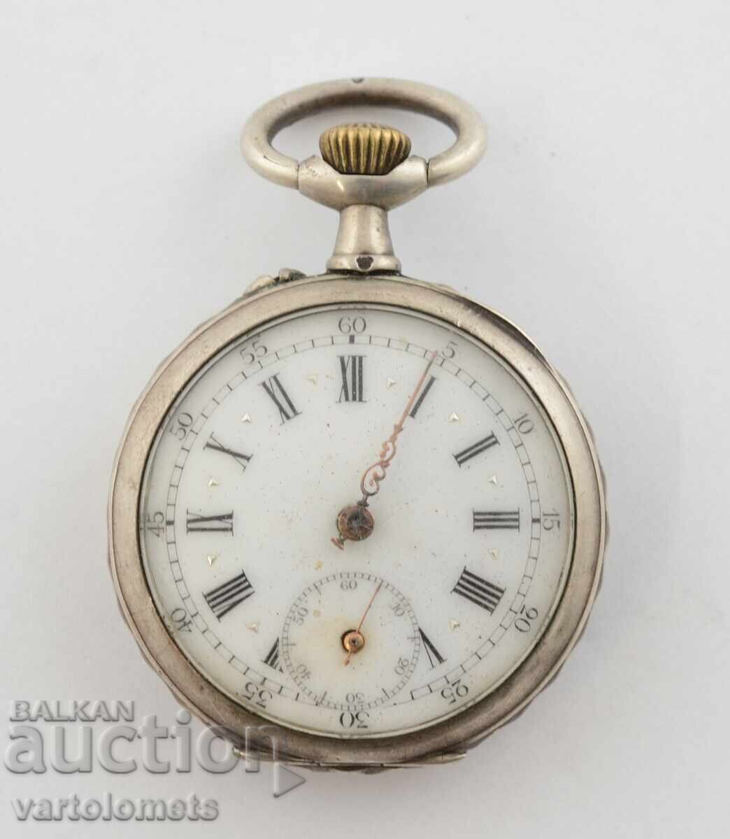 Antique Silver Ladies Pocket Watch - Not Working