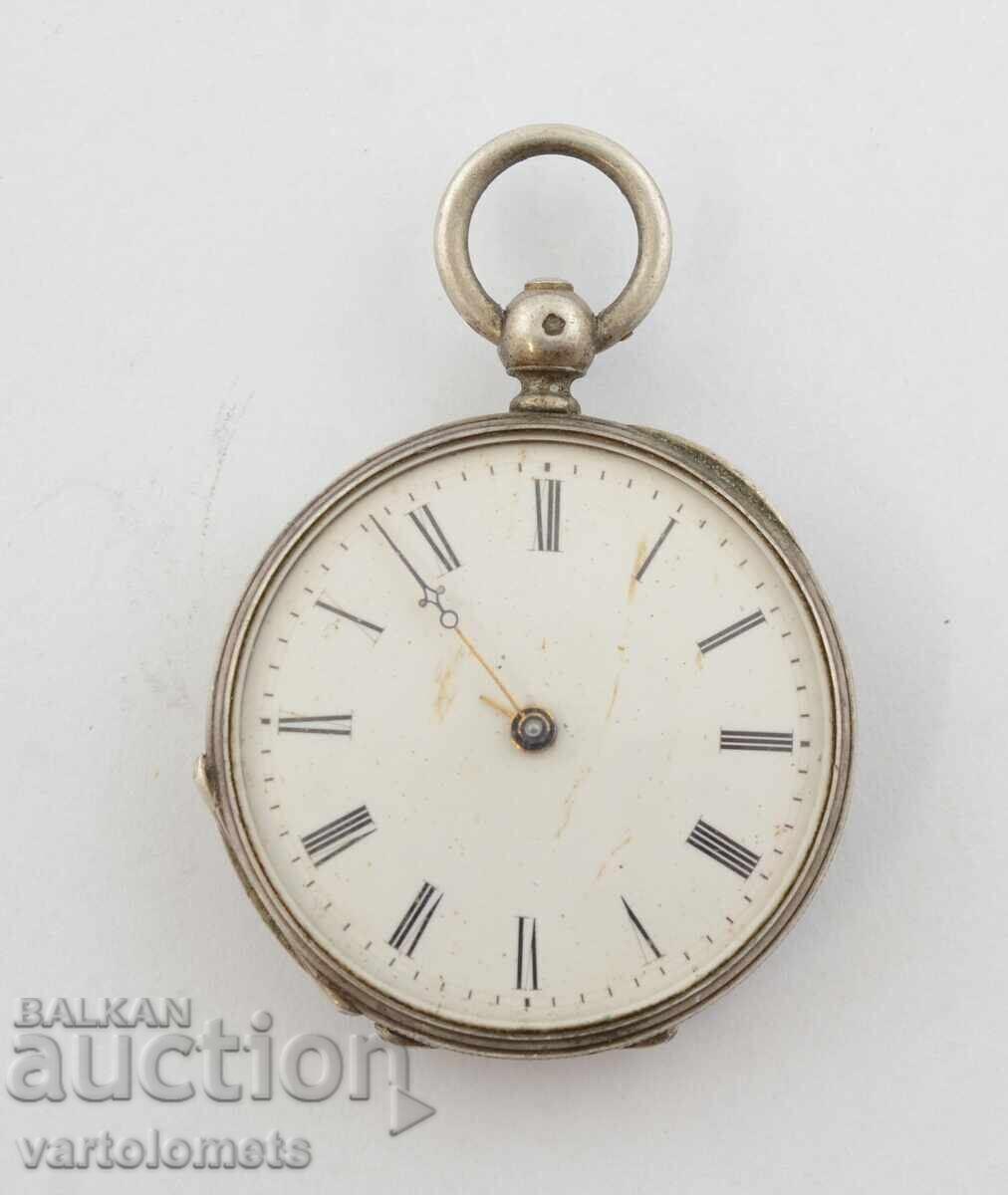 Antique Silver Ladies Pocket Watch - Not Working