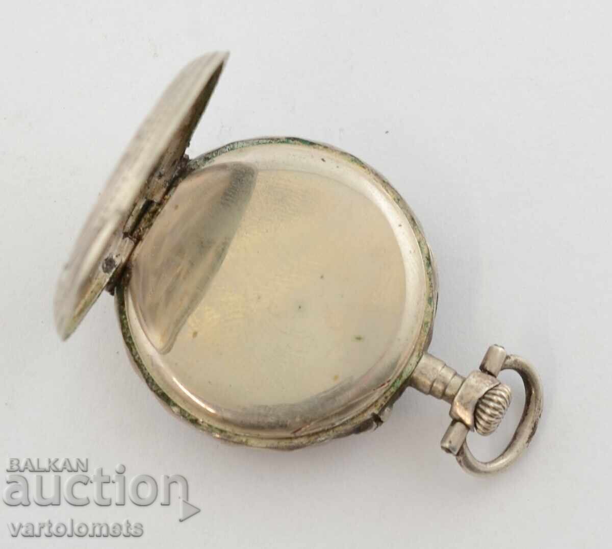 Auction Antique Silver Pocket Watch - Not Working Auction Antique Silver Pocket Watch - Not Working