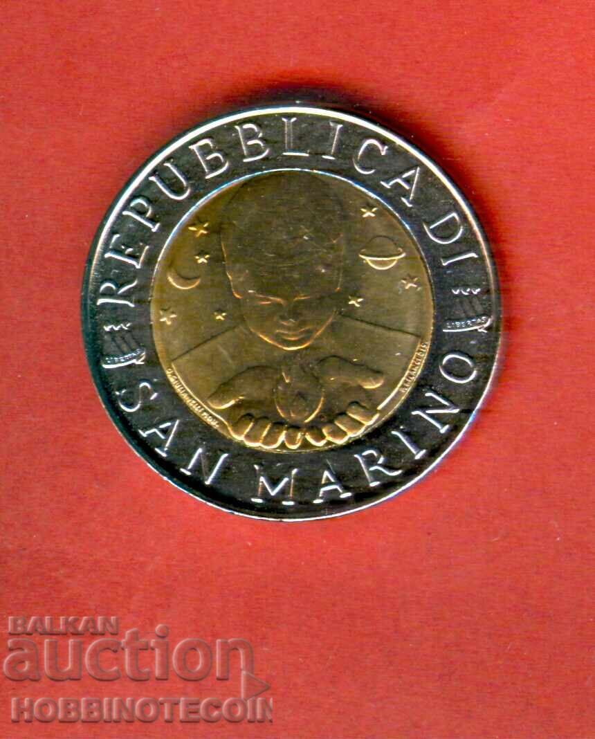 SAN MARINO SAN MARINO 500 Lire issue 1998 NEW UNC BIMETAL with price € 6.59 | 12.89 BGN SAN MARINO SAN MARINO 500 Lire issue 1998 NEW UNC BIMETAL with price € 6.59 | 12.89 BGN