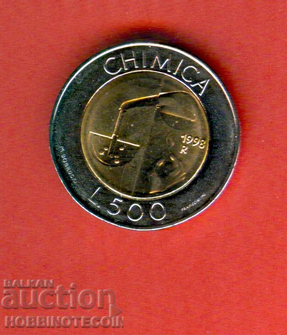 САН МАРИНО SAN MARINO 500 Лири issue 1998 НОВА UNC БИМЕТАЛНА САН МАРИНО SAN MARINO 500 Лири issue 1998 НОВА UNC БИМЕТАЛНА
