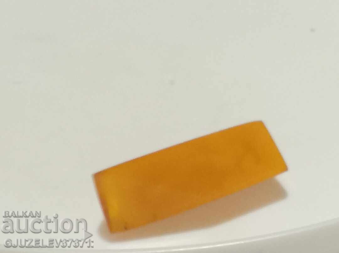 Old gold-plated Russian brooch with amber - 5 Old gold-plated Russian brooch with amber - 5