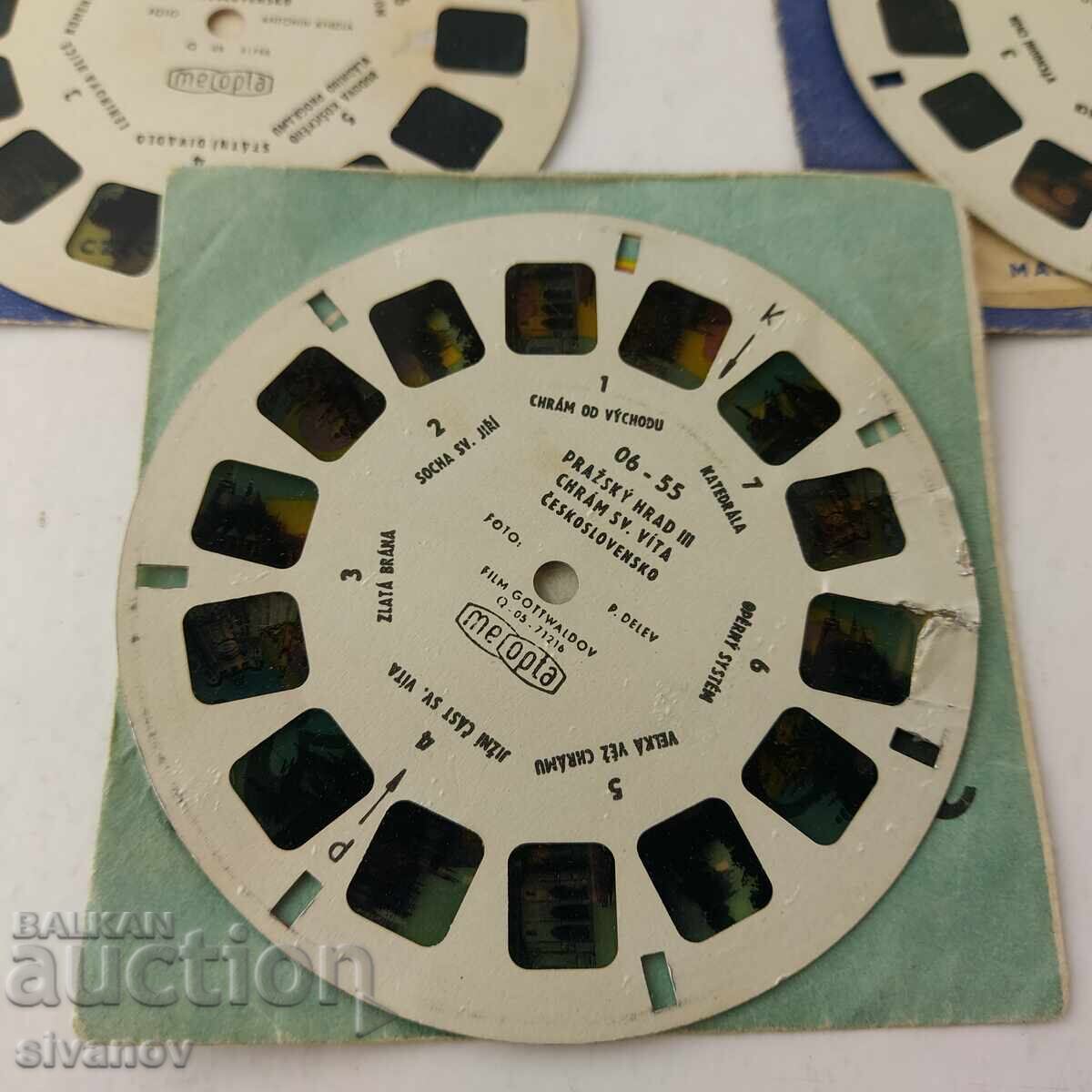 Delivery of Meopta 3 stereo discs Czechoslovakia B0100