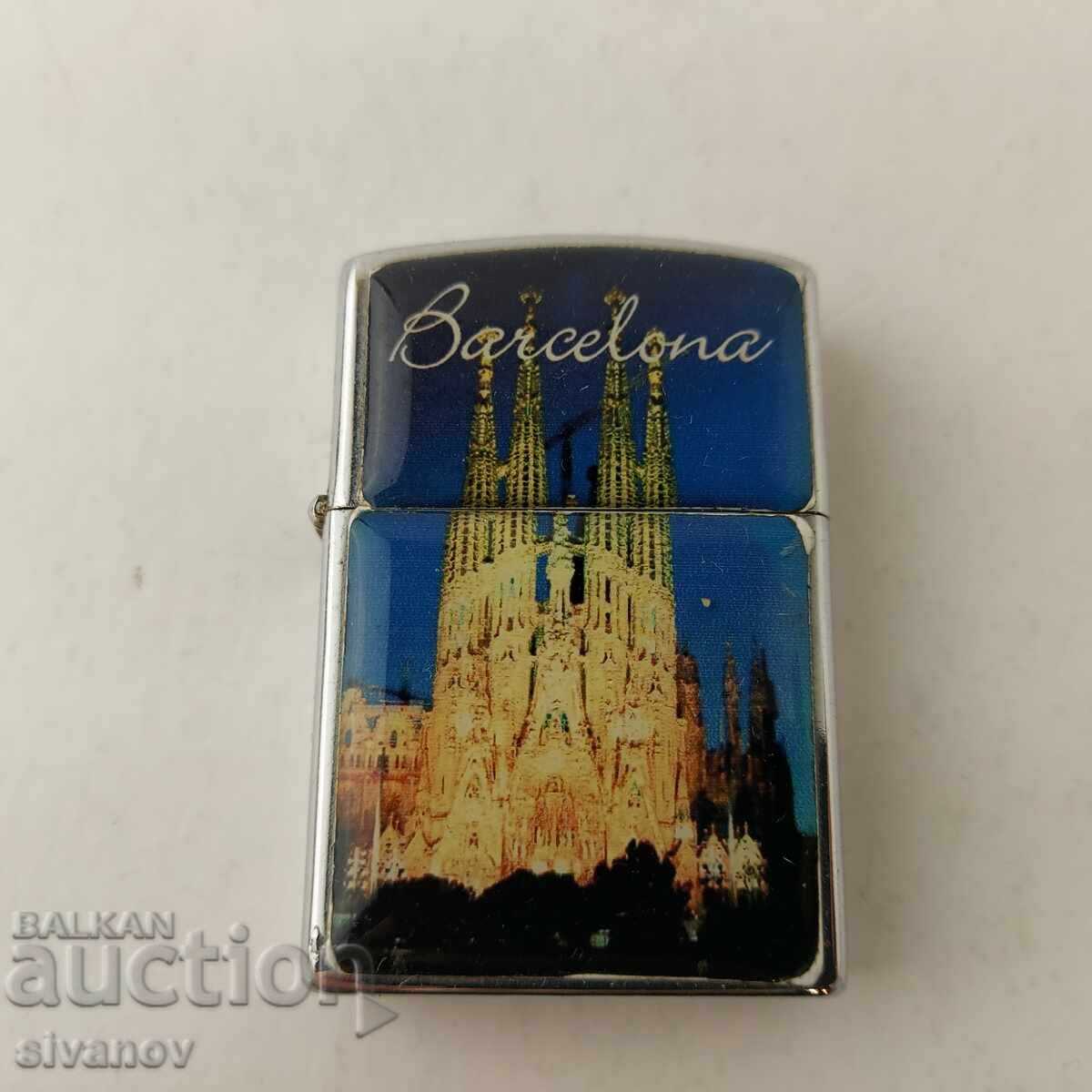 Delivery of Interesting petrol lighter Barcelona B0102 Delivery of Interesting petrol lighter Barcelona B0102