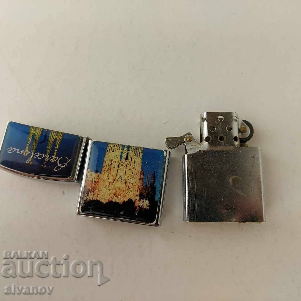 Interesting petrol lighter Barcelona B0102 - 5 Interesting petrol lighter Barcelona B0102 - 5