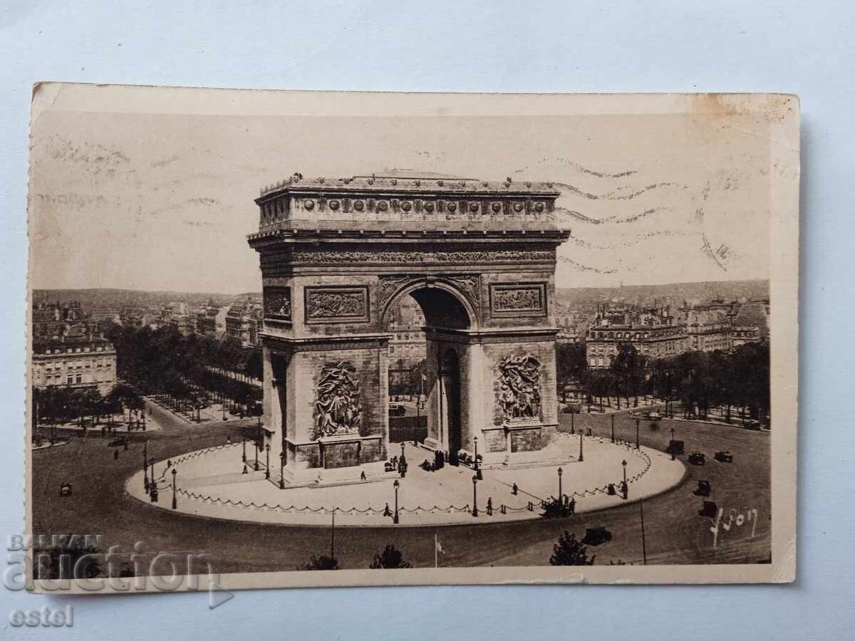 Postcard Paris 1938 Postcard Paris 1938