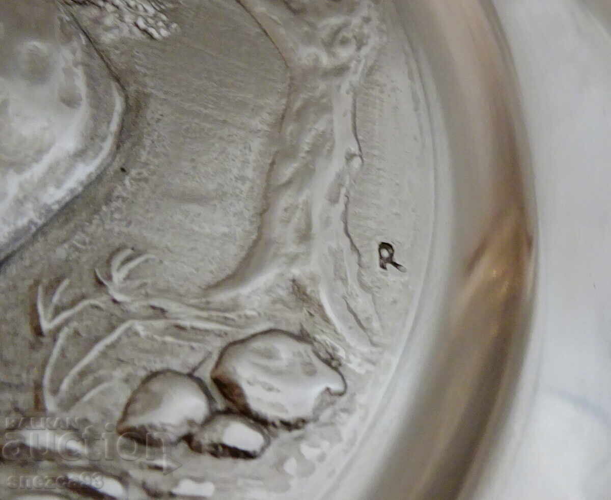 Аукцион Пано от калай с Елен,гора,лов. Аукцион Пано от калай с Елен,гора,лов.