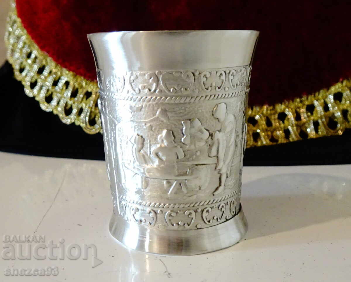 Ceașcă de cositor Noroc, 65 ml