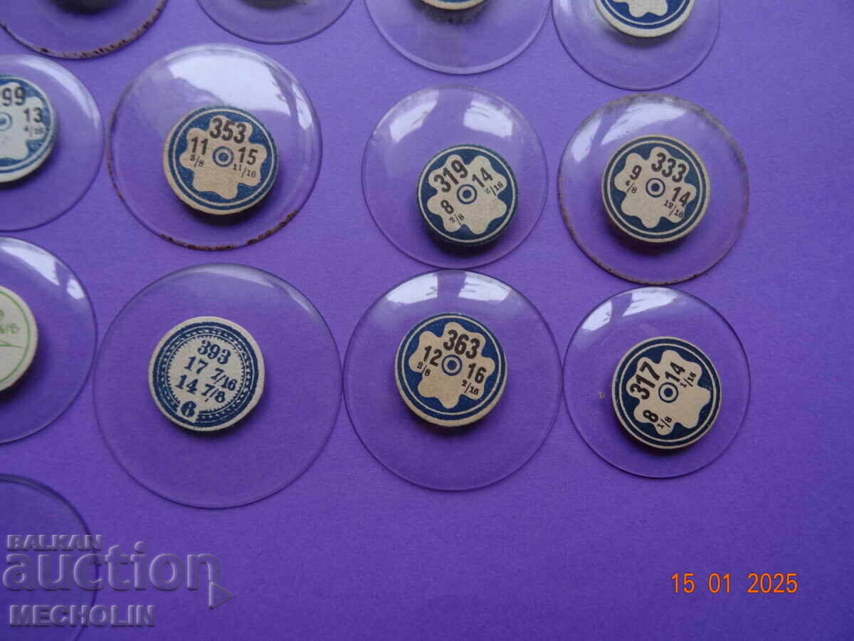 POCKET WATCH GLASS LOT 2 - 5