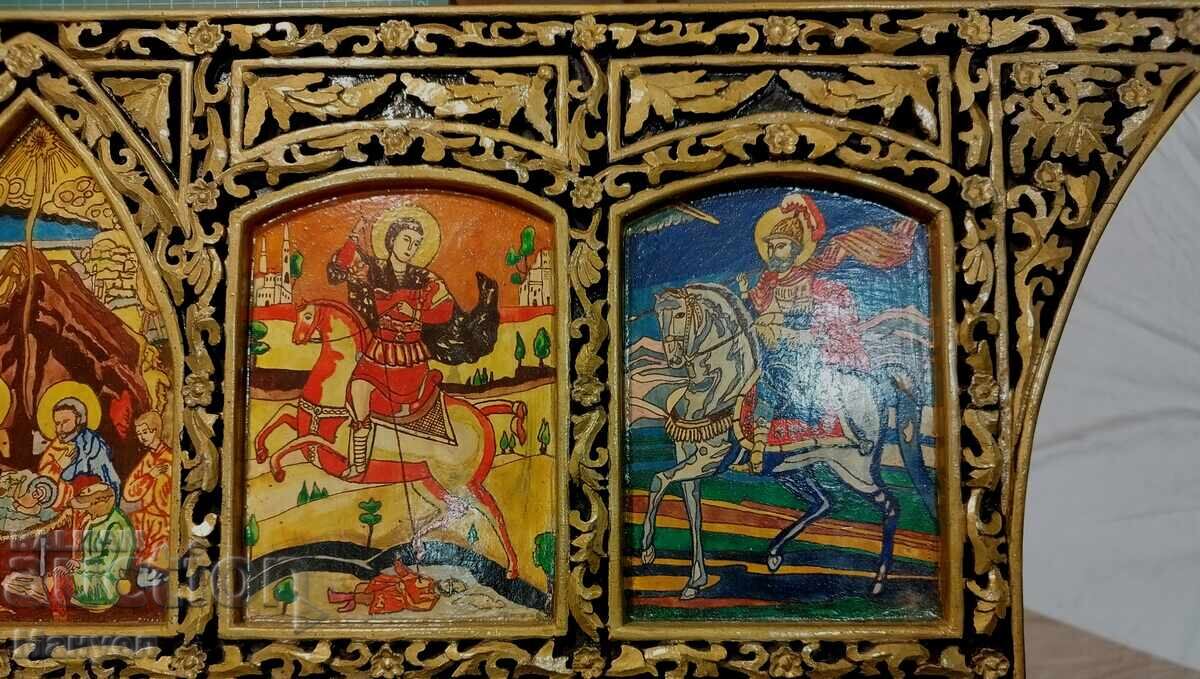 Old home iconostasis. - 5 Old home iconostasis. - 5