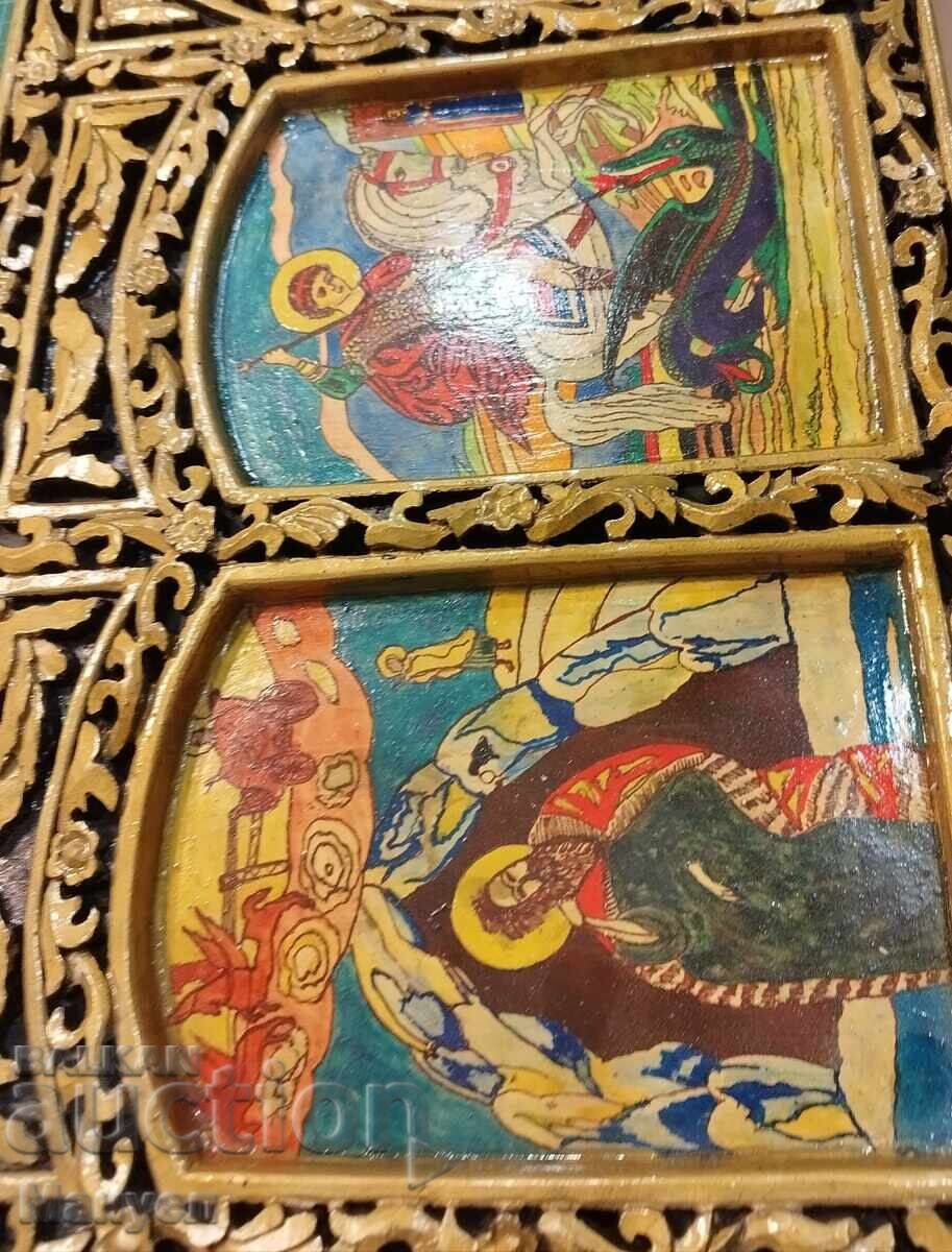 Old home iconostasis. - 6 Old home iconostasis. - 6