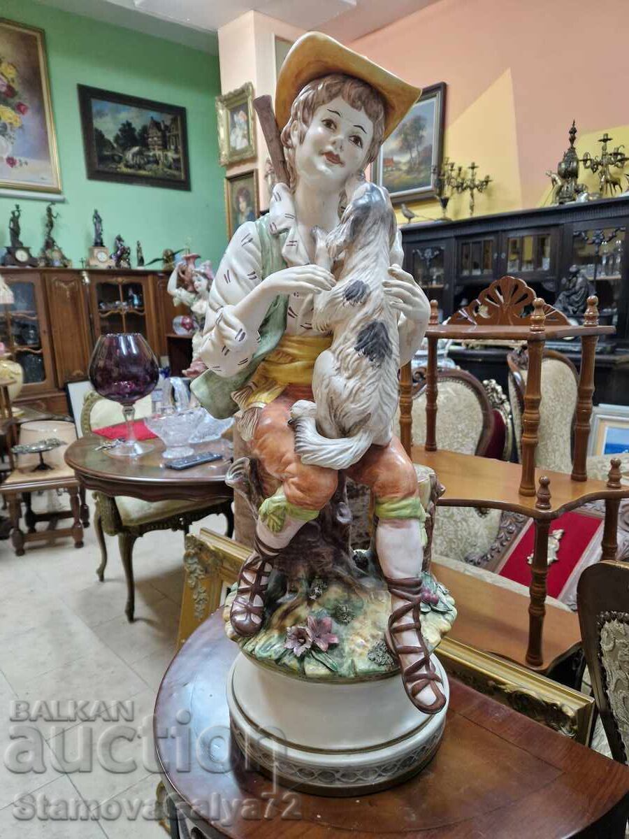 Huge Italian porcelain figure statuette Capodimonte with price 496.00 BGN | € 253.60 Huge Italian porcelain figure statuette Capodimonte with price 496.00 BGN | € 253.60