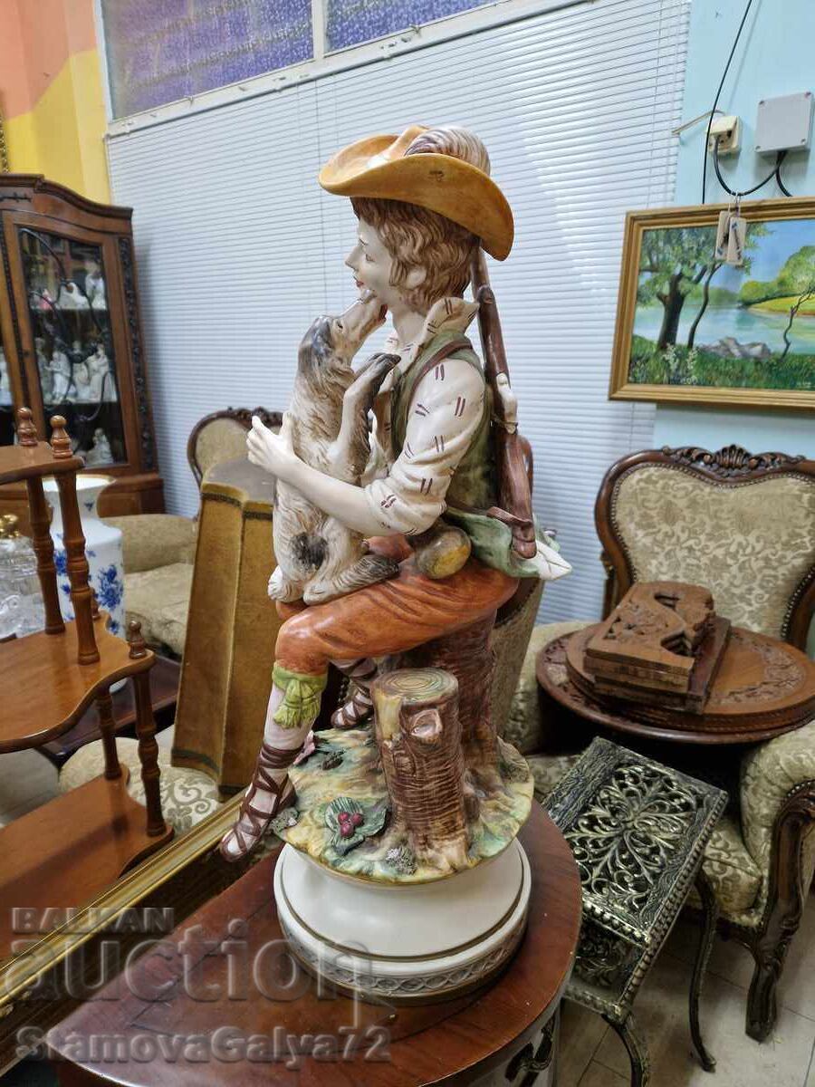 Huge Italian porcelain figure statuette Capodimonte - 7 Huge Italian porcelain figure statuette Capodimonte - 7