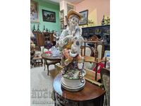Statueta uriașă din porțelan italian Capodimonte