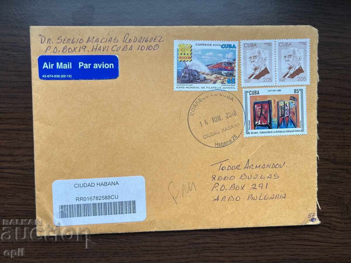 Cuba Traveled Envelope Cuba Traveled Envelope