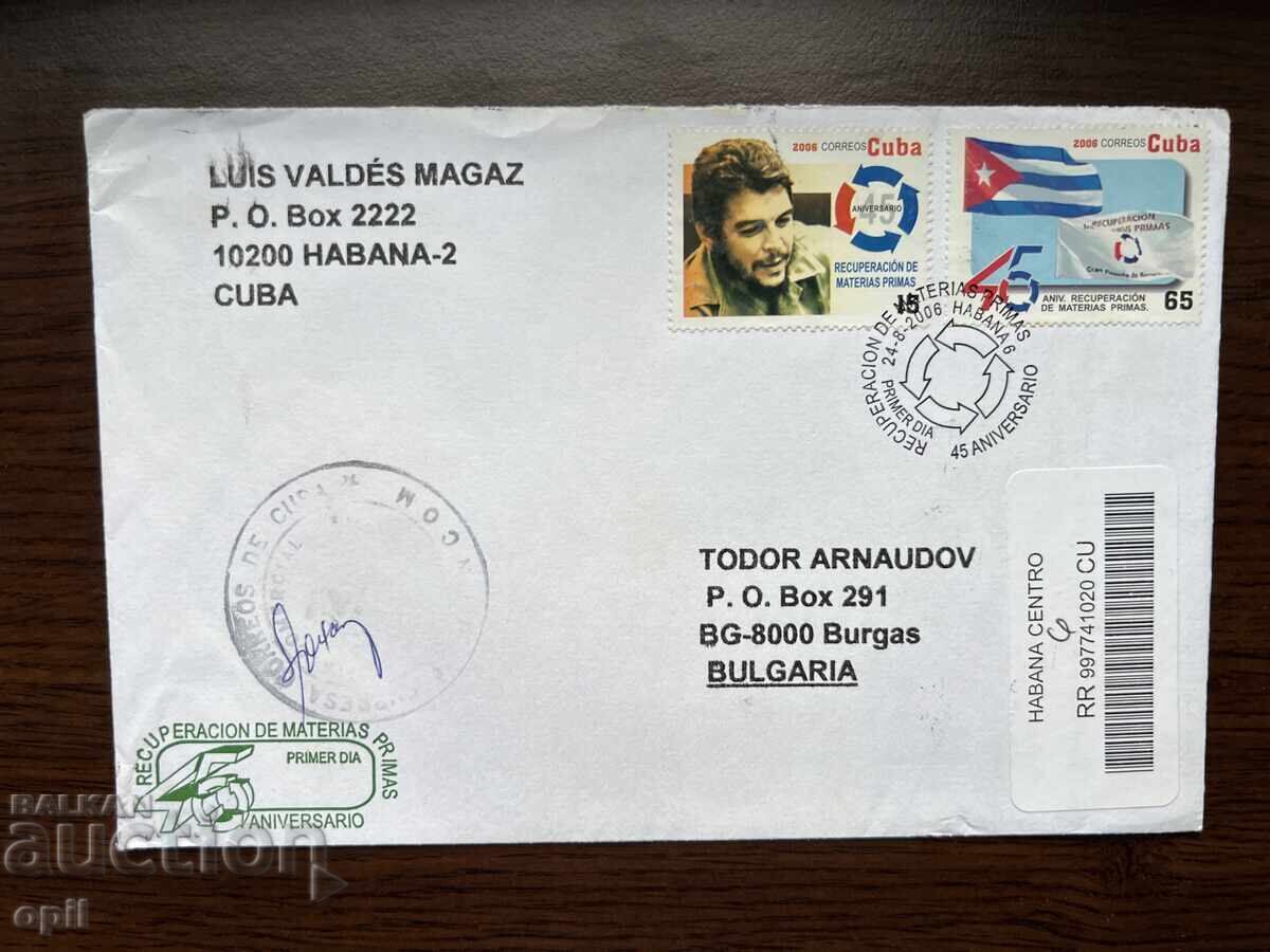 Cuba Traveled Envelope Cuba Traveled Envelope