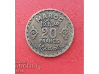 Morocco-20 francs 1952