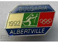 1177 Bulgaria BOK Jocurile Olimpice de iarnă Albertville Biatlon