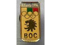 1180 Bulgaria BOK sign Summer Olympic Games Atlanta 1996.